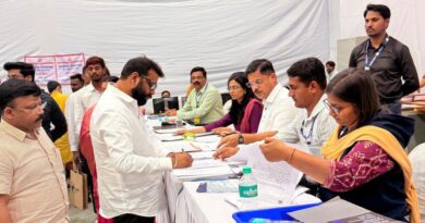 विराज लांडे यांचा राष्ट्रवादीकडून उमेदवारी अर्ज दाखल